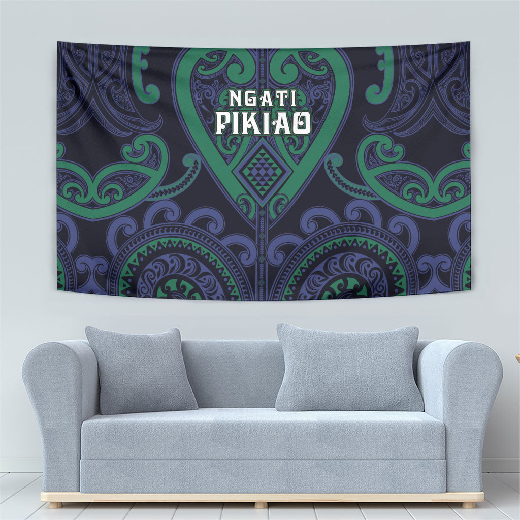 Aotearoa Ngati Pikiao Tapestry Maori Tribal Pattern
