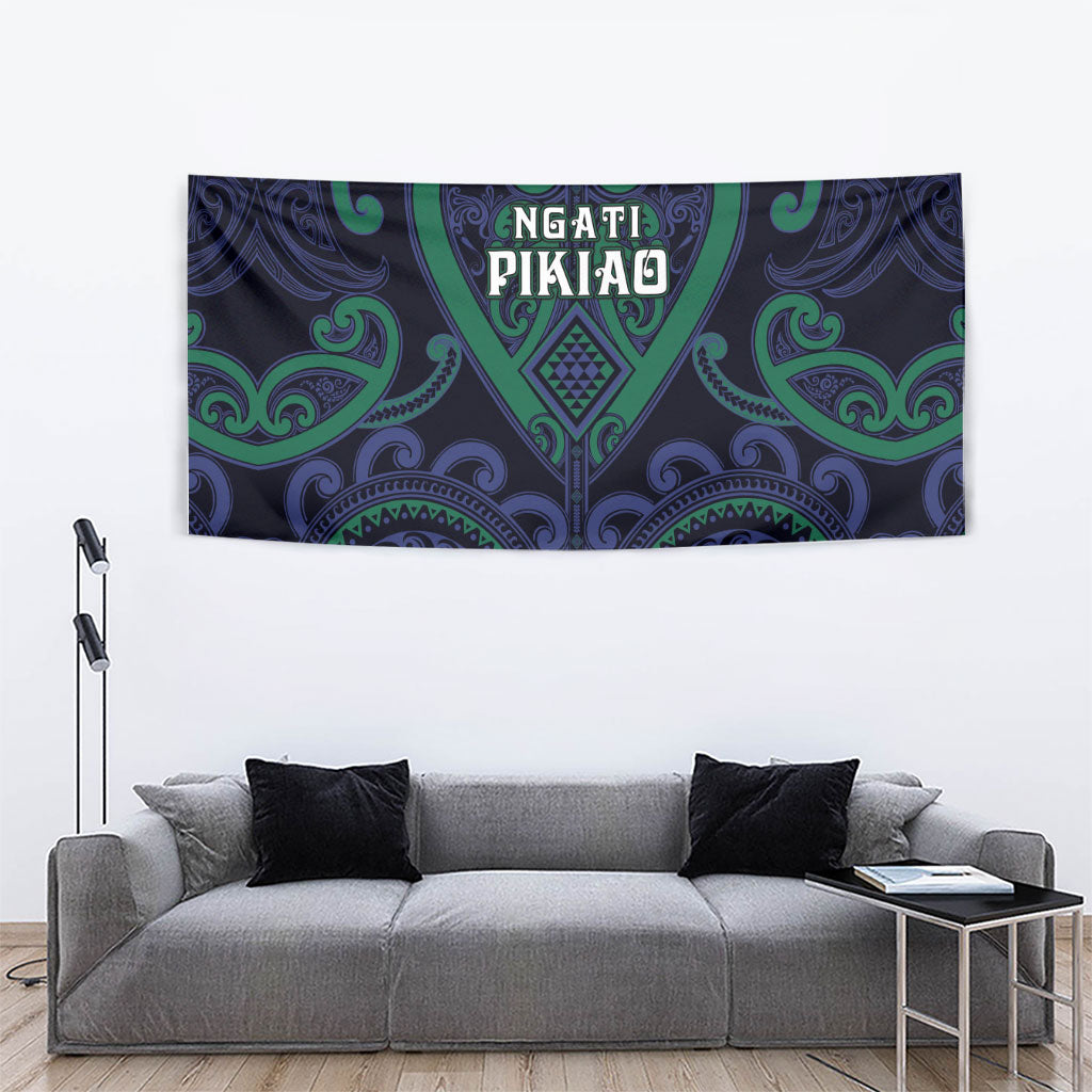 Aotearoa Ngati Pikiao Tapestry Maori Tribal Pattern
