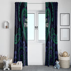 Aotearoa Ngati Pikiao Window Curtain Maori Tribal Pattern
