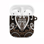 Aotearoa Kati Mamoe AirPods Case Maori Tribal Pattern