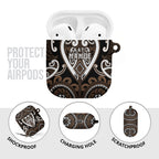 Aotearoa Kati Mamoe AirPods Case Maori Tribal Pattern