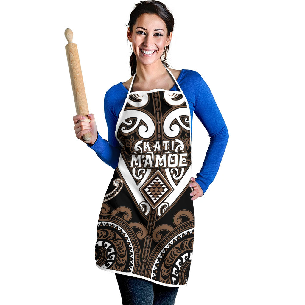 Aotearoa Kati Mamoe Apron Maori Tribal Pattern
