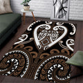 Aotearoa Kati Mamoe Area Rug Maori Tribal Pattern