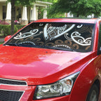Aotearoa Kati Mamoe Auto Sun Shade Maori Tribal Pattern