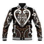 Custom Aotearoa Kati Mamoe Baseball Jacket Maori Tribal Pattern