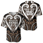Custom Aotearoa Kati Mamoe Baseball Jersey Maori Tribal Pattern