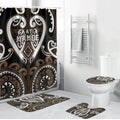Aotearoa Kati Mamoe Bathroom Set Maori Tribal Pattern