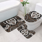 Aotearoa Kati Mamoe Bathroom Set Maori Tribal Pattern