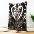 Aotearoa Kati Mamoe Blanket Maori Tribal Pattern