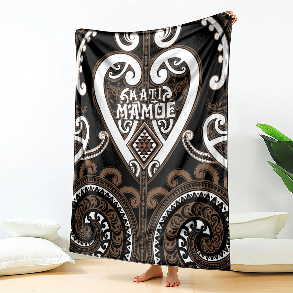 Aotearoa Kati Mamoe Blanket Maori Tribal Pattern