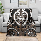 Aotearoa Kati Mamoe Blanket Maori Tribal Pattern