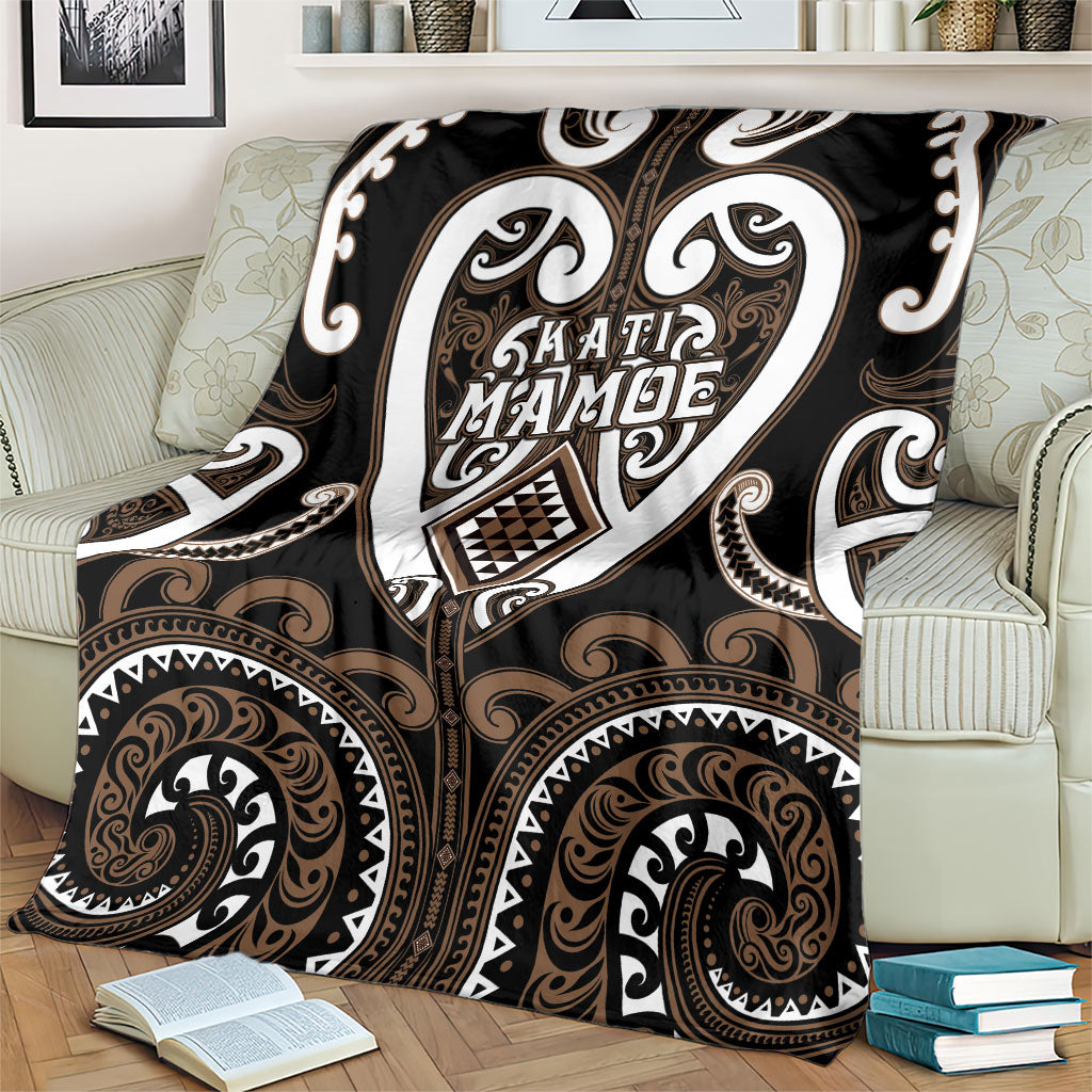 Aotearoa Kati Mamoe Blanket Maori Tribal Pattern