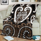 Aotearoa Kati Mamoe Blanket Maori Tribal Pattern