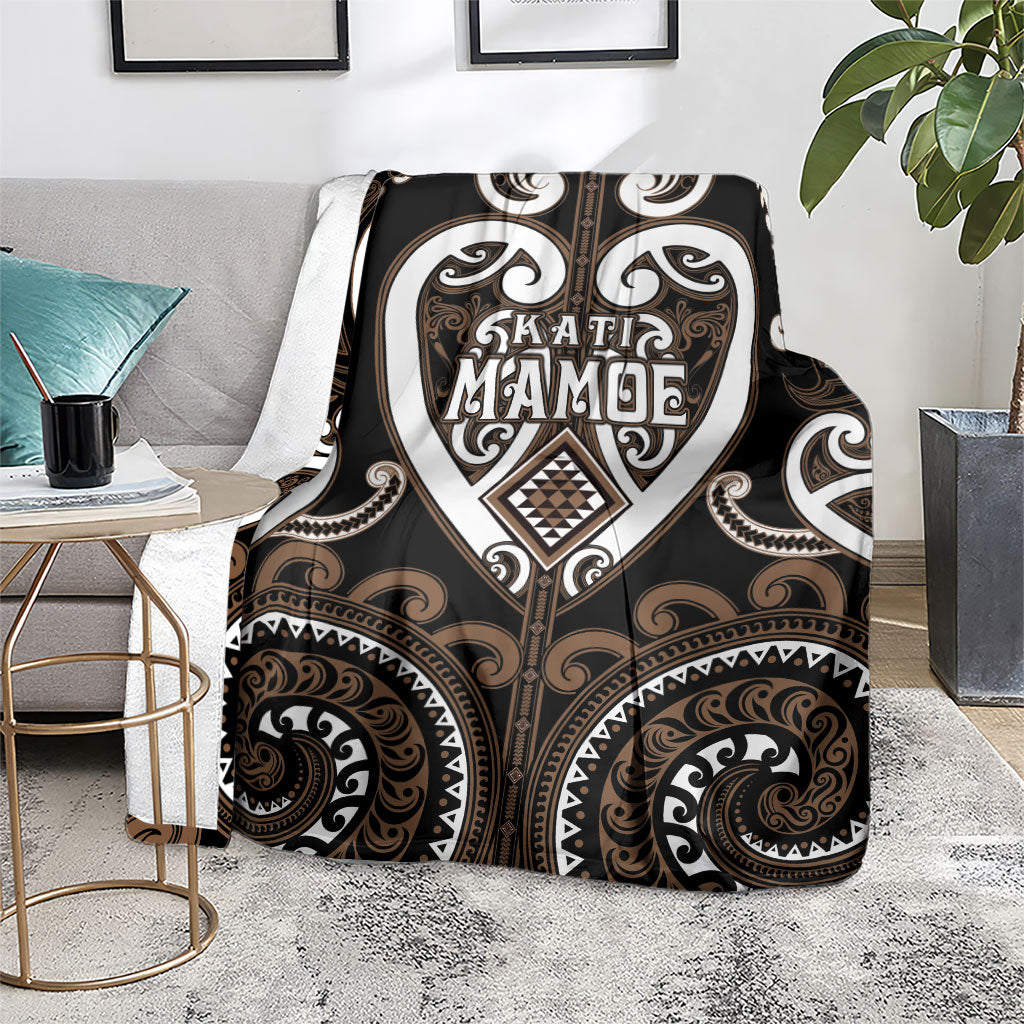 Aotearoa Kati Mamoe Blanket Maori Tribal Pattern