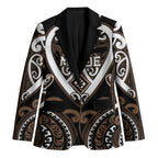 Custom Aotearoa Kati Mamoe Blazer Maori Tribal Pattern