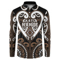 Custom Aotearoa Kati Mamoe Button Sweatshirt Maori Tribal Pattern