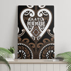 Aotearoa Kati Mamoe Canvas Wall Art Maori Tribal Pattern