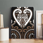 Aotearoa Kati Mamoe Canvas Wall Art Maori Tribal Pattern