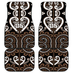 Custom Aotearoa Kati Mamoe Car Mats Maori Tribal Pattern