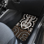 Custom Aotearoa Kati Mamoe Car Mats Maori Tribal Pattern
