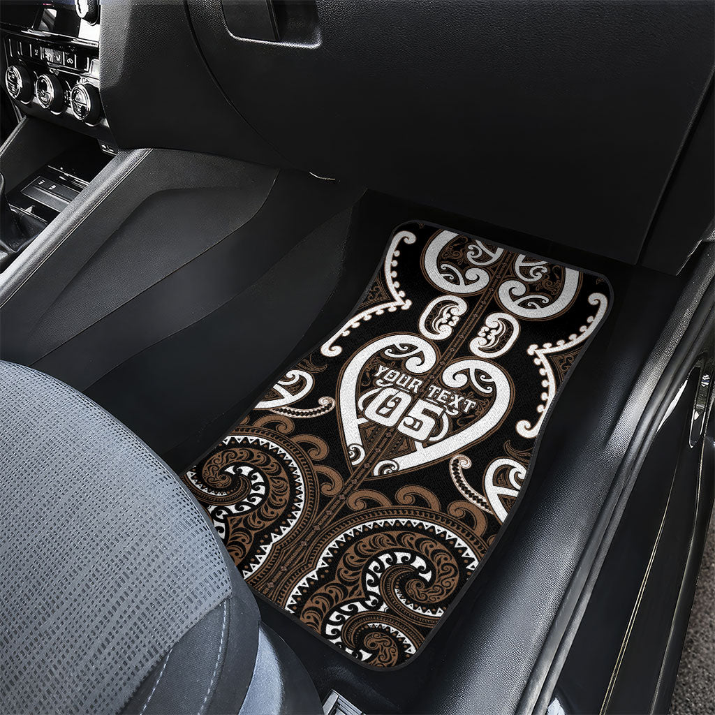 Custom Aotearoa Kati Mamoe Car Mats Maori Tribal Pattern