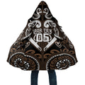 Custom Aotearoa Kati Mamoe Cloak Maori Tribal Pattern