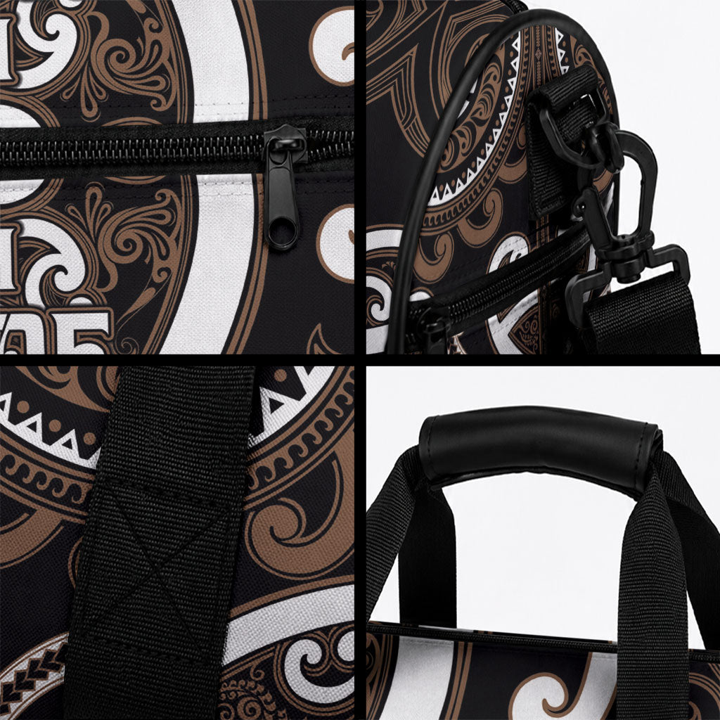 Aotearoa Kati Mamoe Duffle Bag Maori Tribal Pattern