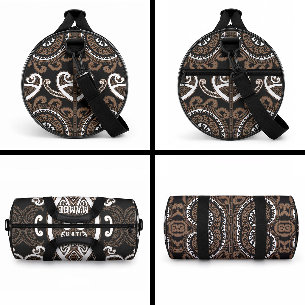 Aotearoa Kati Mamoe Duffle Bag Maori Tribal Pattern