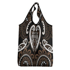 Aotearoa Kati Mamoe Grocery Bag Maori Tribal Pattern