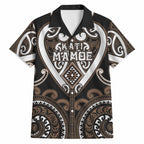 Custom Aotearoa Kati Mamoe Hawaiian Shirt Maori Tribal Pattern