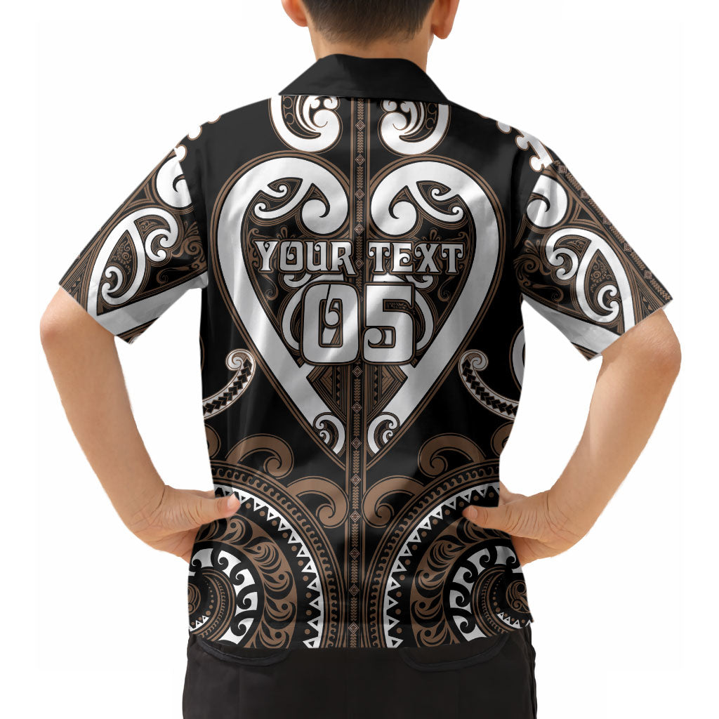 Custom Aotearoa Kati Mamoe Hawaiian Shirt Maori Tribal Pattern