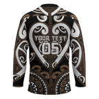 Custom Aotearoa Kati Mamoe Hockey Jersey Maori Tribal Pattern