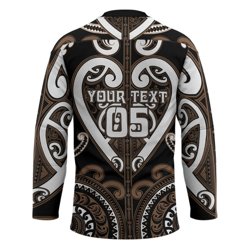 Custom Aotearoa Kati Mamoe Hockey Jersey Maori Tribal Pattern