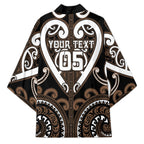 Custom Aotearoa Kati Mamoe Kimono Maori Tribal Pattern