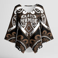 Custom Aotearoa Kati Mamoe Kimono Sleeve Blouse Maori Tribal Pattern