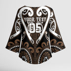 Custom Aotearoa Kati Mamoe Kimono Sleeve Blouse Maori Tribal Pattern