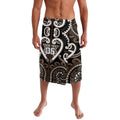 Custom Aotearoa Kati Mamoe Lavalava Maori Tribal Pattern
