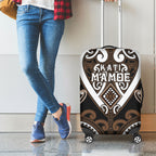 Aotearoa Kati Mamoe Luggage Cover Maori Tribal Pattern