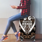 Aotearoa Kati Mamoe Luggage Cover Maori Tribal Pattern