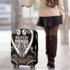 Aotearoa Kati Mamoe Luggage Cover Maori Tribal Pattern