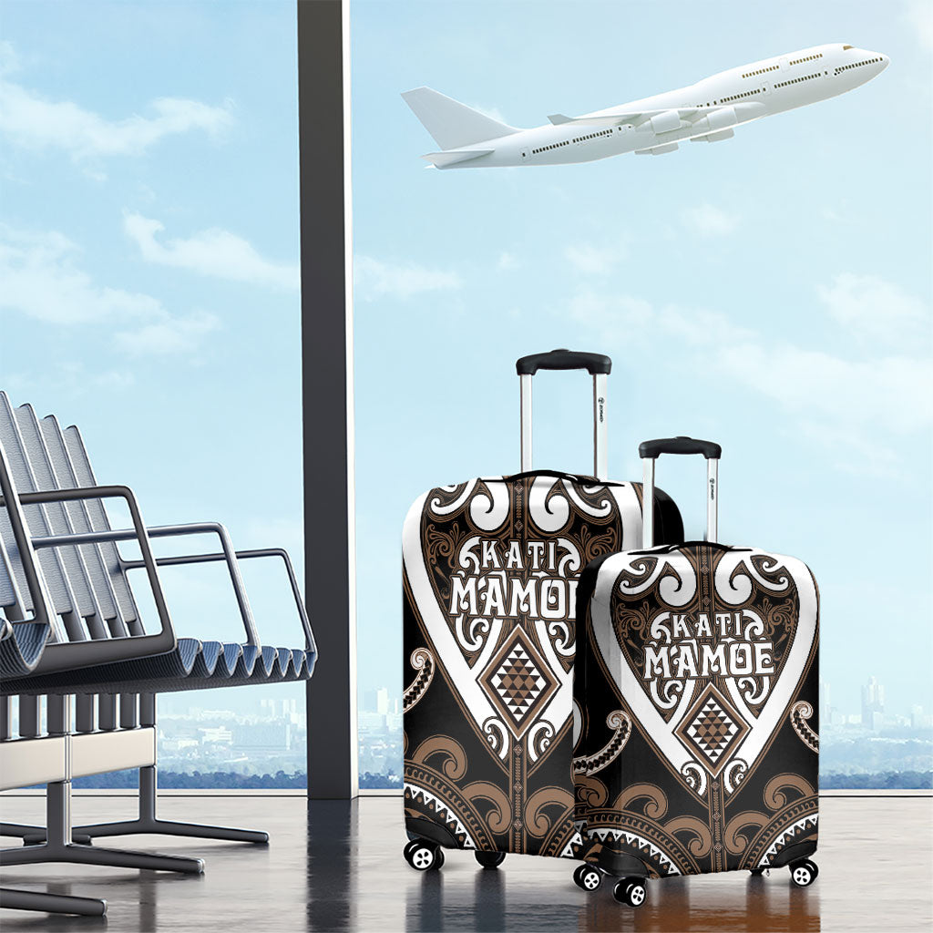 Aotearoa Kati Mamoe Luggage Cover Maori Tribal Pattern