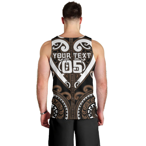 Custom Aotearoa Kati Mamoe Men Tank Top Maori Tribal Pattern