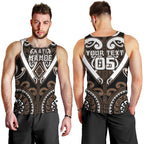 Custom Aotearoa Kati Mamoe Men Tank Top Maori Tribal Pattern