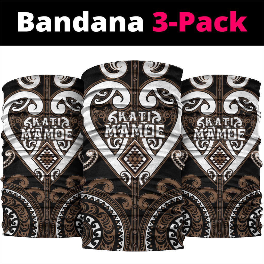 Aotearoa Kati Mamoe Neck Gaiter Maori Tribal Pattern