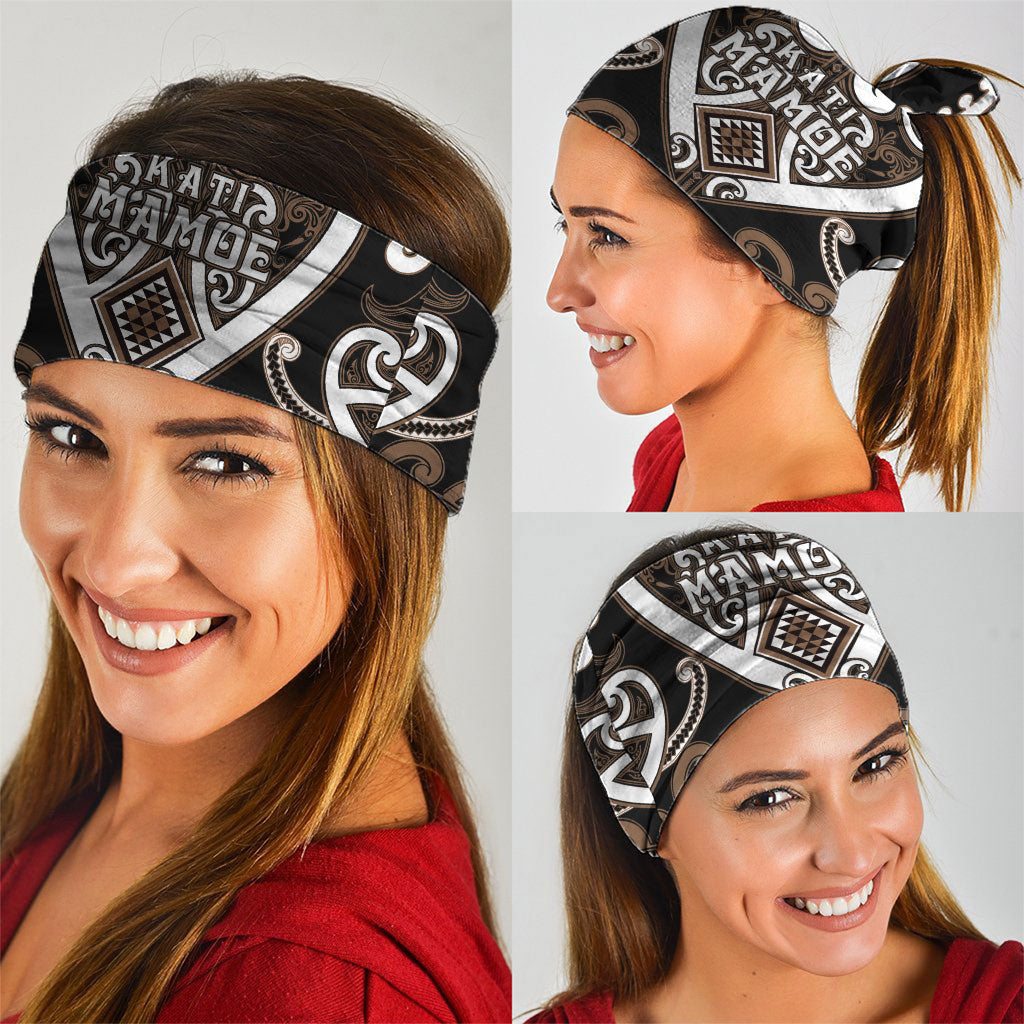 Aotearoa Kati Mamoe Neck Gaiter Maori Tribal Pattern
