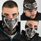 Aotearoa Kati Mamoe Neck Gaiter Maori Tribal Pattern