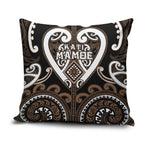 Aotearoa Kati Mamoe Pillow Cover Maori Tribal Pattern