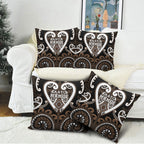Aotearoa Kati Mamoe Pillow Cover Maori Tribal Pattern