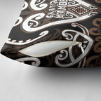 Aotearoa Kati Mamoe Pillow Cover Maori Tribal Pattern