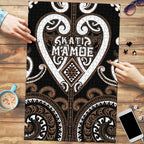 Aotearoa Kati Mamoe Puzzle Maori Tribal Pattern